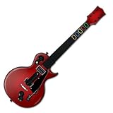 IMAGE OF Red Burst Design Skin Decal Sticker for Playstation 3 PS3/ Xbox 360 Guitar Hero III Gibson Les Paul Guitar Controller