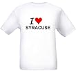 I LOVE SYRACUSE - City-series - White T-shirt
