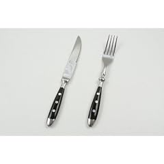 GR�WE 12-teiliges Steakbesteck / Pizzabesteck N�RNBERG, geschmiedet