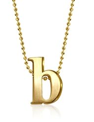 Alex Woo "Little Letters" 14k Yellow Gold Pendant Necklace