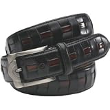 Snake Eyes Contrast Stitch Men's Belt