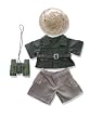 Safari Outfit #598618 fits 12" Pink Moose animals and most Webkinz, Shining Star and 10"-12" Stuffed Animals