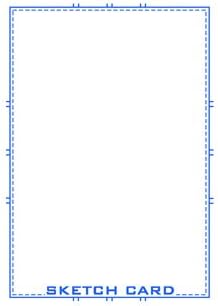 Artist Sketch Cards ATC 2.5 X 3.5 (25)