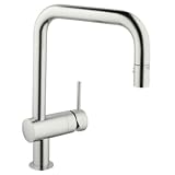 Grohe 32 319 DC0 Minta Dual Spray Pull-Down Kitchen Faucet, Infinity SuperSteel (Cannot Ship to CA or VT)