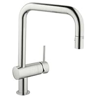 Grohe 32 319 DC0 Minta Dual Spray Pull-Down Kitchen Faucet, Infinity SuperSteel