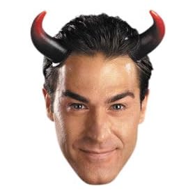 Oversized Halloween Devil Horns