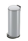 Hailo 0523-519 Design Tret-Abfallsammler Trento® TOPdesign 26, silber