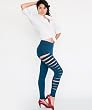 American Apparel Cotton Spandex Jersey Slit Legging