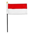 Indonesia Flag 4 x 6 inch