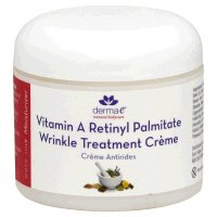 derma e Vitamin A Wrinkle Treatment Creme 4 oz (Multi-Pack)