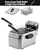 Waring WDF1550 15 lb. Commercial Countertop Deep Fryer 240V