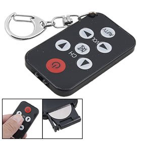 Micro Spy Remote Mini Black 7 Buttons Universal 