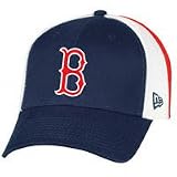 Boston Red Sox New Era Stretch Fit Split Mid Cap