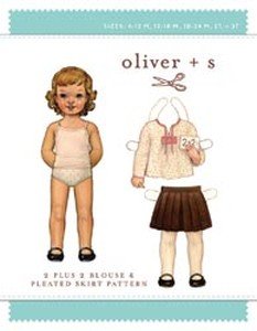 Click here for OLIVER + S PATTERNS-2 PLUS 2 BLOUSE + PLEATED SKIR... prices