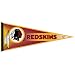WASHINGTON REDSKINS OFFICIAL LOGO PENNANT BUTTON BUMPER STICKER SET