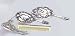 ANTIQUE 3 PC DRESSER SET - ANTIQUE 3 PIECE SILVER DRESSER SET