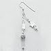 White w/Crystals Earrings