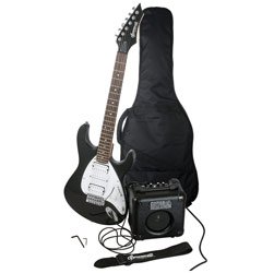 Brownsville IBLK Electric Guitar Package