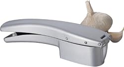 Amco Garlic Press and Slicer, Cast Zinc