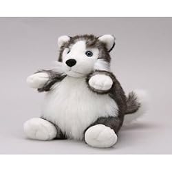 Husky Dog Plumpee Plush Toy 9"