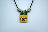Green Bay Packers LifeTile Necklace with Bead Accents