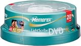 Memorex - 20 x DVD-R - 4.7 GB ( 120min ) 16x - LightScribe - spindle - storage media
