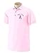Personalized custom embroidered breast cancer awareness pink ribbon polo shirt