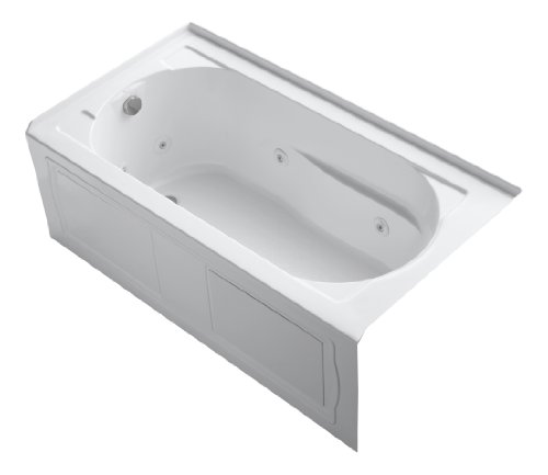 KOHLER K-1357-LA-0 Devonshire 5-Foot Whirlpool White