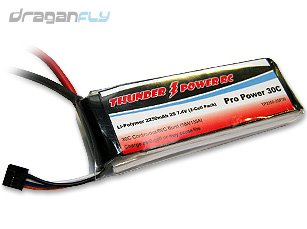 31rydxkKjVL Thunder Power RC Pro Power 30C 2250mAh 7.4V Lithium Polymer Battery