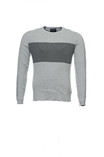 Calvin Klein Jeans Men's Rib Links Striped Crew