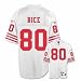 Jerry Rice 1990 San Francisco 49ers #80 Gridiron Classics Premier Throwback Reebok NFL Football Jersey (White)