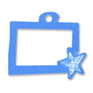 Sizzix Embosslits Die Charm Frame w/Star