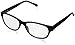 Foster Grant Women's Zera Multifocus Cat-Eye Reading Glasses, Black/Transparent, 53 mm + 1.5