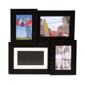 Pandigital PAN7004MU01 7-Inch Multi Frame Collage Digital Picture Frame (Black)