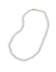 30 Inch 14k Yellow Gold 6-6.5mm (A) Akoya Pearl Necklace