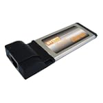 Gigabit Ethernet ExpressCard PC Card Network Adaptor, Fits 34mm and 54mm ExpressCard - Upgrade Notebook To Support 1000Mbps - Windows 7 Ready $24.99