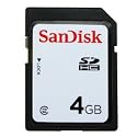 Sandisk 4GB Secure Digital SD HC Memory Card (SDSDB-4096, BULK, No Reader)