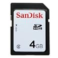 Sandisk 4GB Secure Digital SD HC Memory Card (SDSDB-4096, BULK, No Reader)