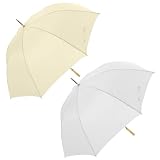 Large Wedding Umbrellas / Parasol White or Cream(Ivory) 51
