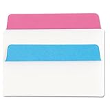NoteTabs-Notes, Tabs & Flags in One, Neon Blue/Neon Magenta/Clear, 3", 16/P ....