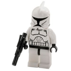 LEGO Star Wars Minifigur - Clone Wars - Clone Trooper mit Pistole