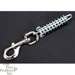 Coastal Pet Titan Shock-Absorbing Metal Spring with Snap for Dog Tie Outs & Leashes