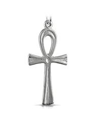 Silver Pendant Egyptian Ankh 33x16mm