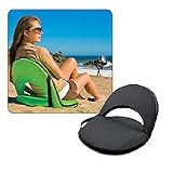Picnic Time Metro Portable Reclining Seat - Black