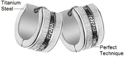 Aegean Jewelry Titanium Lady's Charming Stud Earring with a Gift Box and a FREE Small Gift
