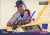 Paul Wilson, New York Mets Autographed Card