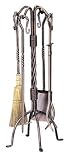 Review Uniflame  / 5 Piece Fireplace Vintage Copper Tool Set Toolset