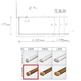 【セット販売でお買い得！】　YKK　歩行補助用手すり　パルトナーUDフェンス1型　A型笠木　2コーナーセット　 手すり：樹脂カラー　キャラメルチーク／プラチナステン