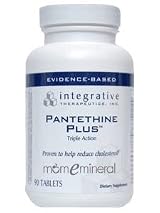 Pantethine Plus 90 Tablets by Integrative Therapeutics