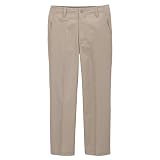 Girls' Uniform Audrey Flat-Front Pants - Khaki